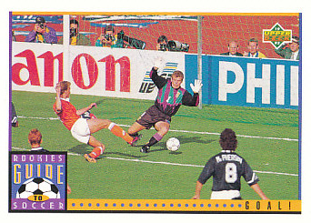"Goal!" Upper Deck World Cup 1994 Preview Eng/Spa Rookies Guide to Soccer #117